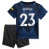 Camisola Manchester United Luke Shaw 23 Criança Equipamento Terceiro 2021-2022 Manga Curta